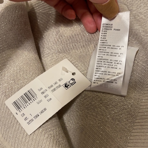 Frette NWT Diamond Tatoo Throw - Picture 6 of 9